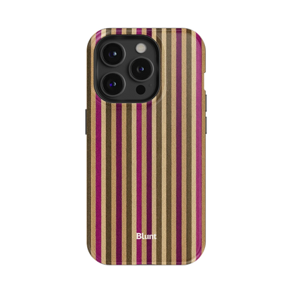 Pecan Stripe iPhone Case
