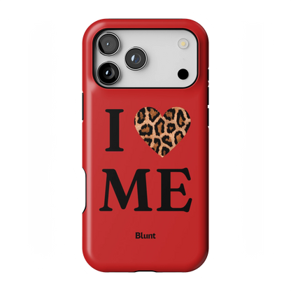 Red I Love Me iPhone Case