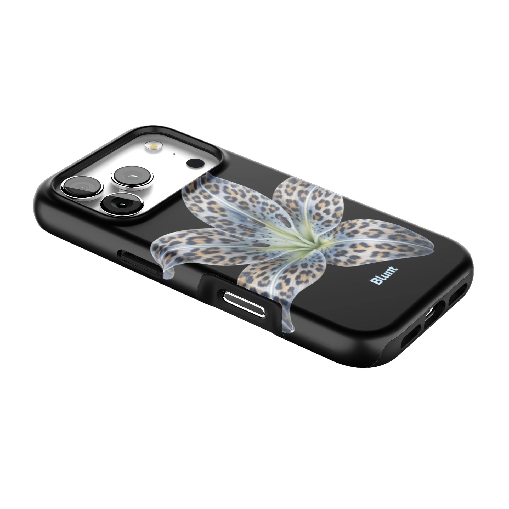 Blue-Leopard-Bloom-iphone-case-iPhone 17 Pro-2