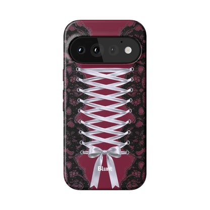 Mrs Burgundy Pixel Case - Blunt Cases
