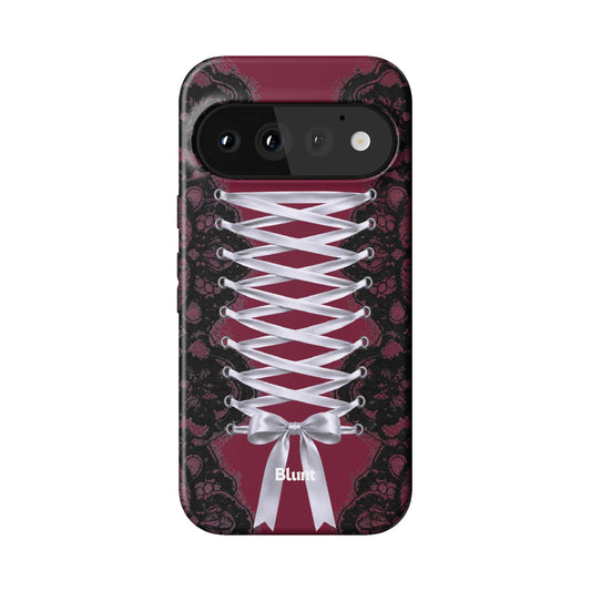 Mrs Burgundy Pixel Case - Blunt Cases
