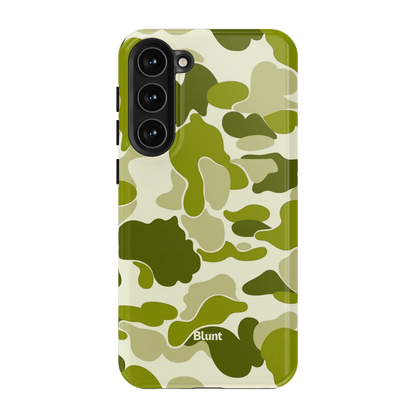 Lime Camo Samsung Case