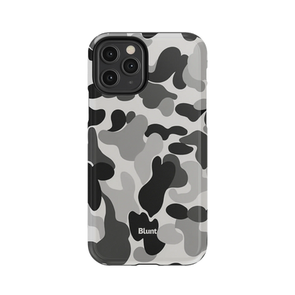 Grey Camo iPhone Case