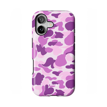 Purple Camo iPhone Case