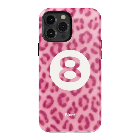 Pink Cheetah Magic 8 iPhone Case