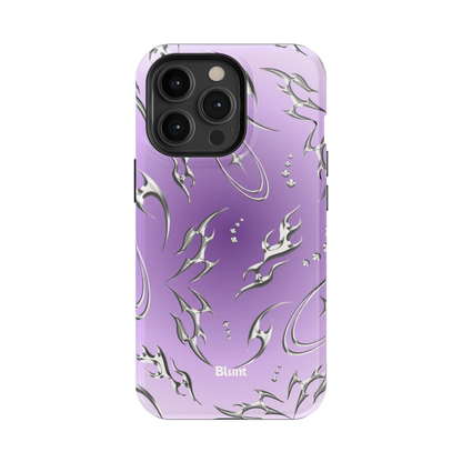 Purple Cyber iPhone Case
