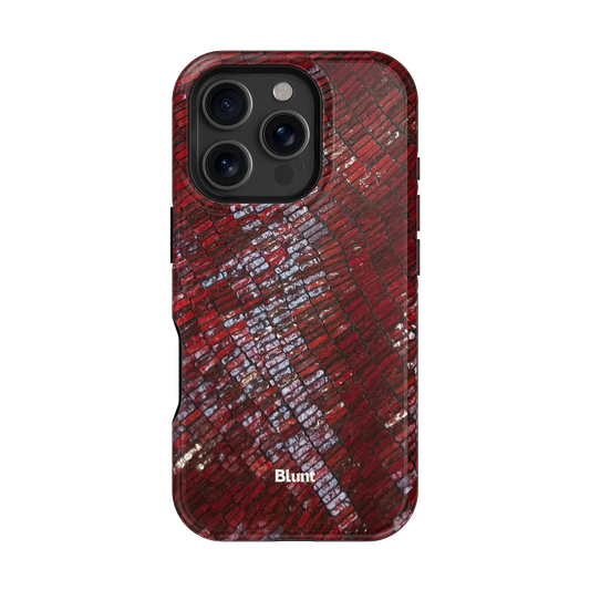 Crimson Scale iPhone Case