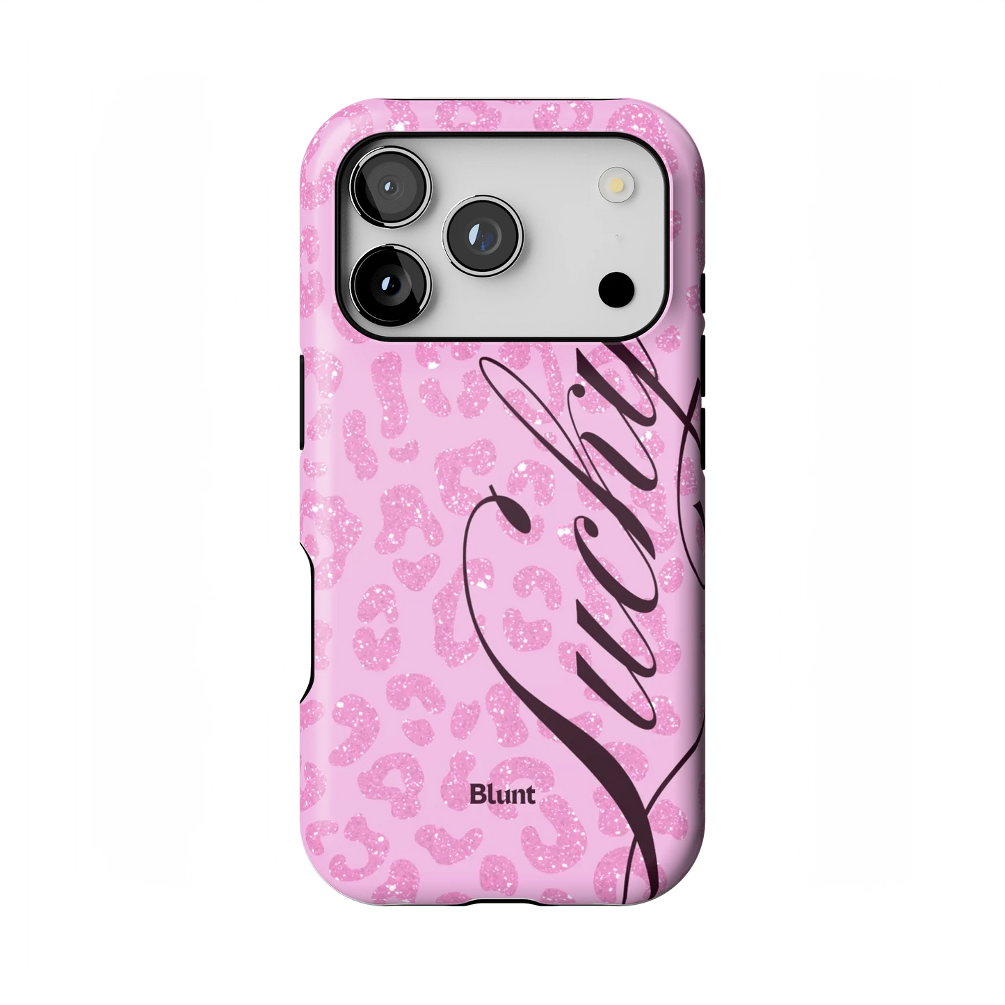 Pink Cheetah Lucky iPhone Case