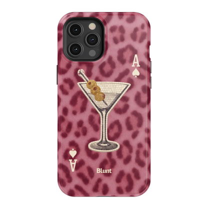 Pink Cheetah Dirty Martini iPhone Case