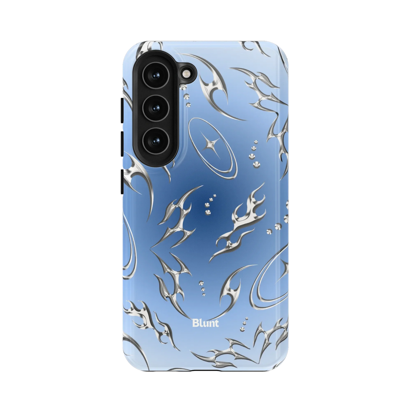 Blue Cyber Samsung Case