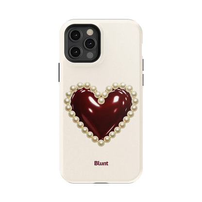 Maroon Muse iPhone Case