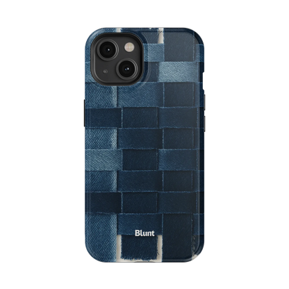 Indigo Weave iPhone Case
