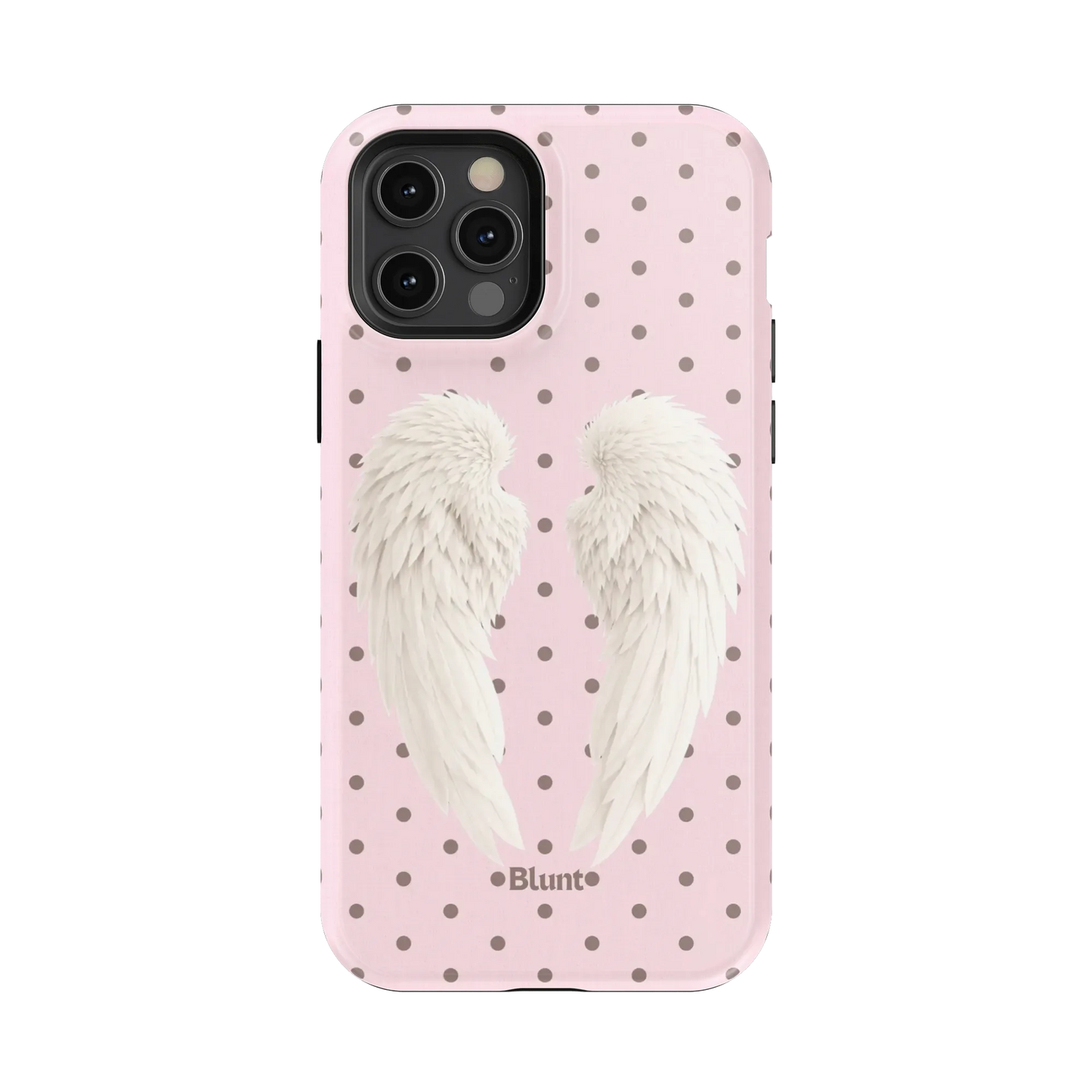 Pink Polka Wing iPhone Case
