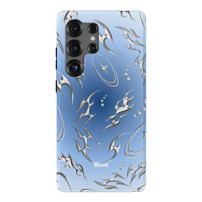 Blue Cyber Samsung Case