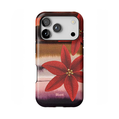 Crimson Bloom iPhone Case