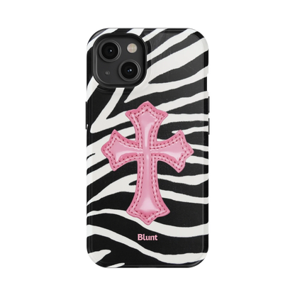 Zebra Halo iPhone Case