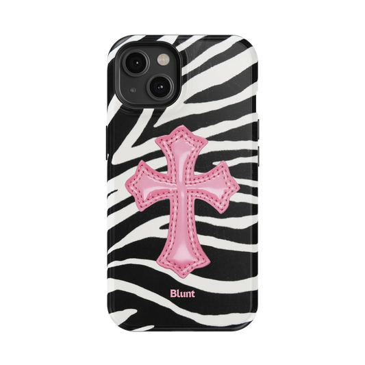 Zebra Halo iPhone Case