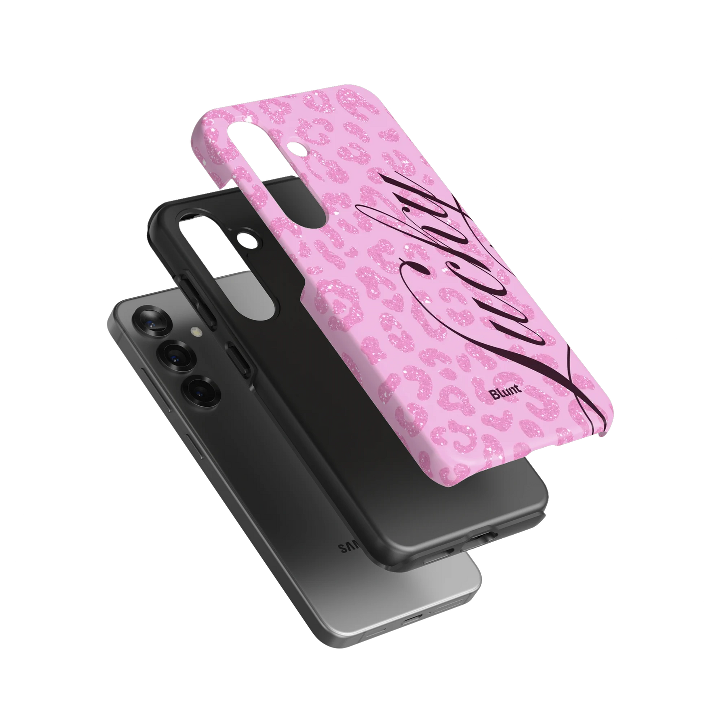 Pink Cheetah Lucky Samsung Case