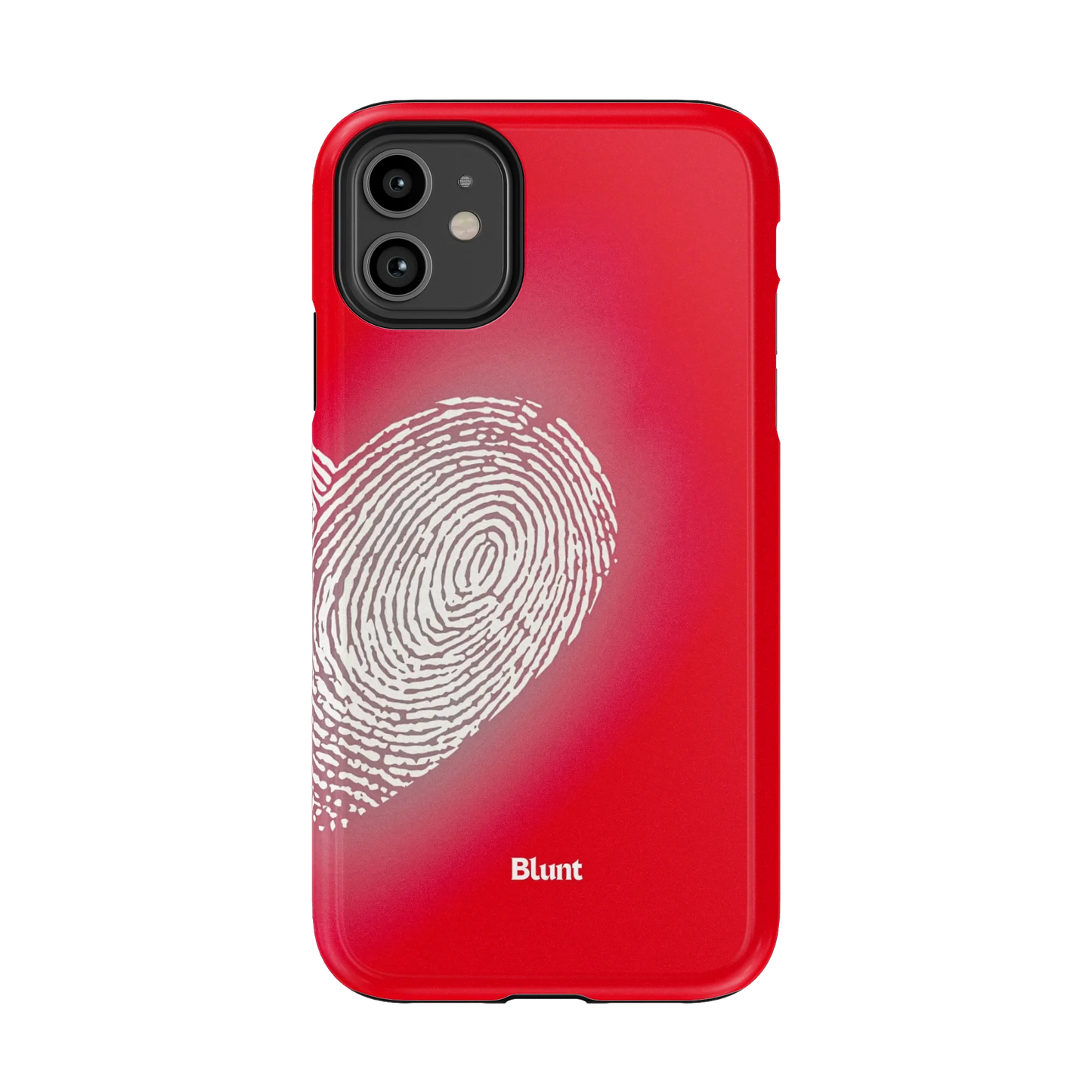 Heart Print Red iPhone Case