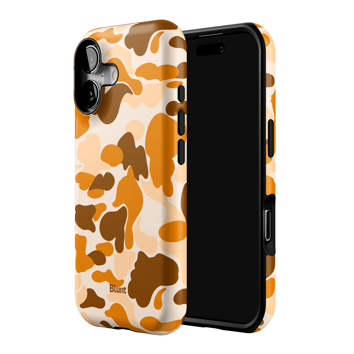 Orange Camo iPhone Case