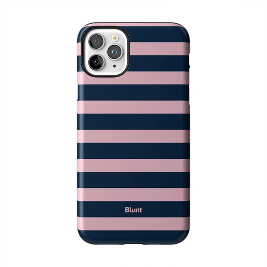 Blueberry-Blush-Stripe-iphone-case-iPhone 11 Pro Max-1