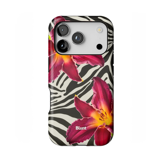 Zebra Lily iPhone Case