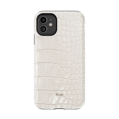 White Plush iPhone Case