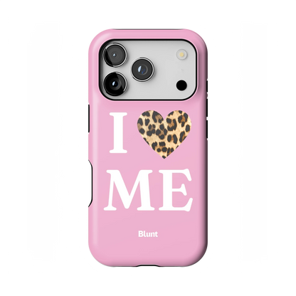 Pink I Love Me iPhone Case