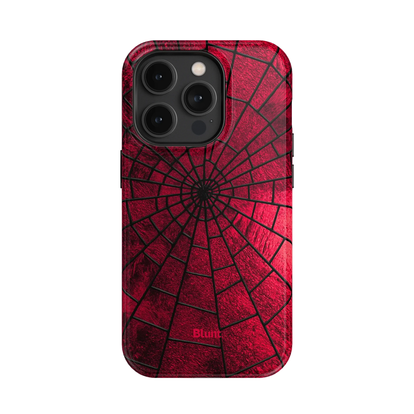 Crimson Web iPhone Case