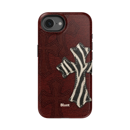 Zebrascale Cross iPhone Case