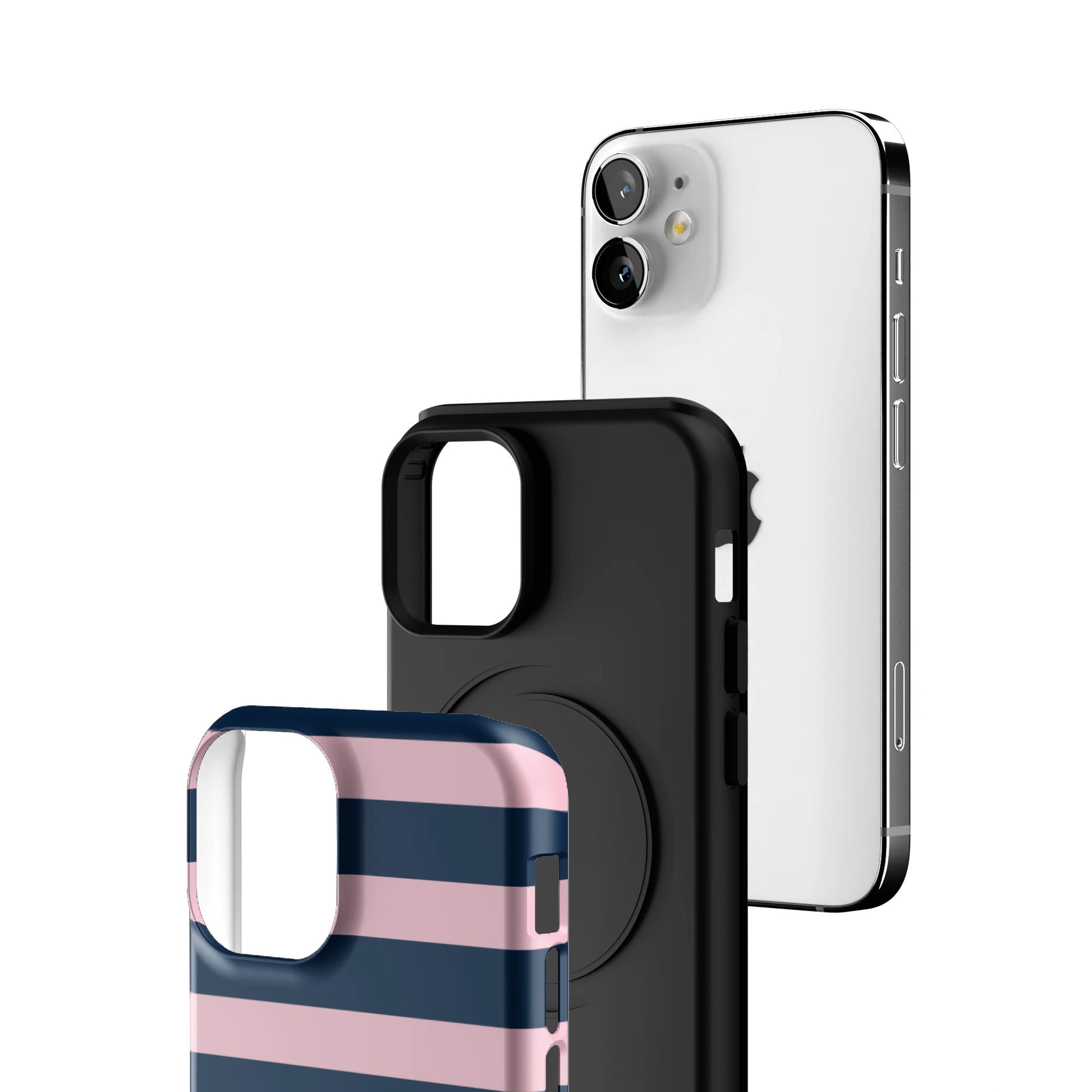 Blueberry-Blush-Stripe-iphone-case-iPhone 12 Mini-3