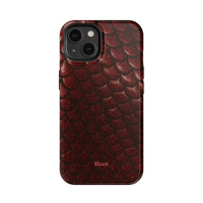 Crimson Depth iPhone Case