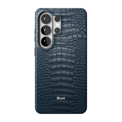 Navy Croc Samsung Case