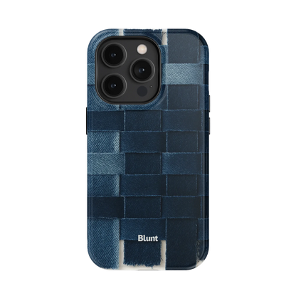 Indigo Weave iPhone Case