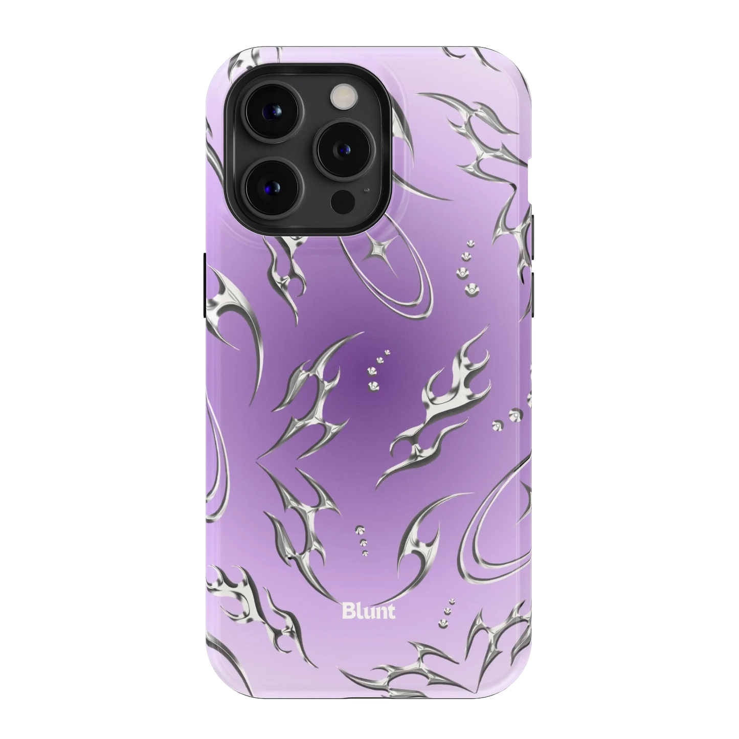 Purple Cyber iPhone Case