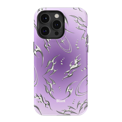 Purple Cyber iPhone Case