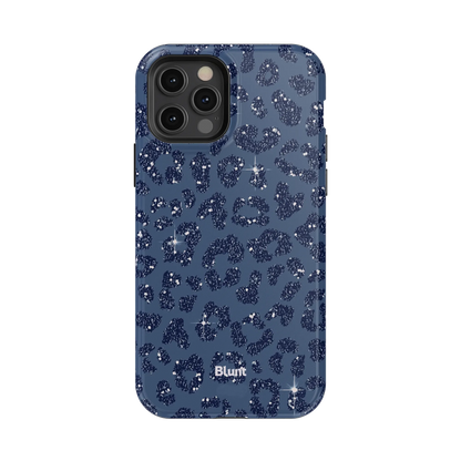 Blue Cheetah Print iPhone Case