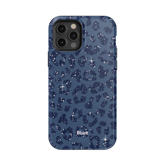 Blue Cheetah Print iPhone Case