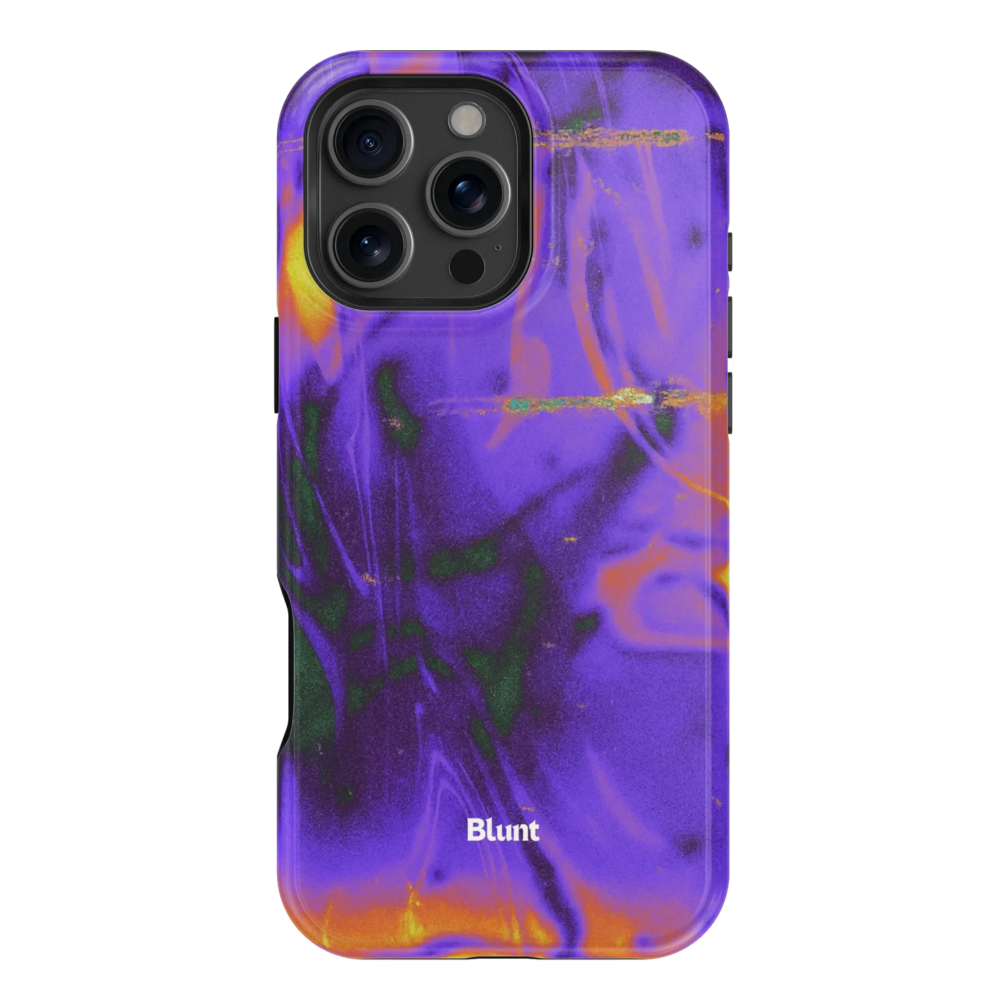 Violet Static iPhone Case
