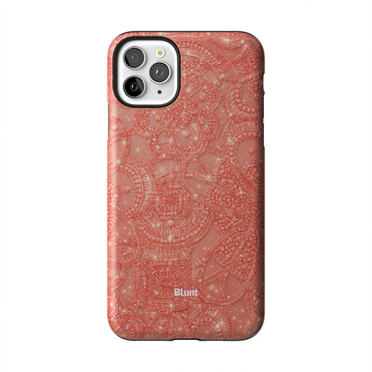 Coral-Glam-iphone-case-iPhone 11 Pro Max-1