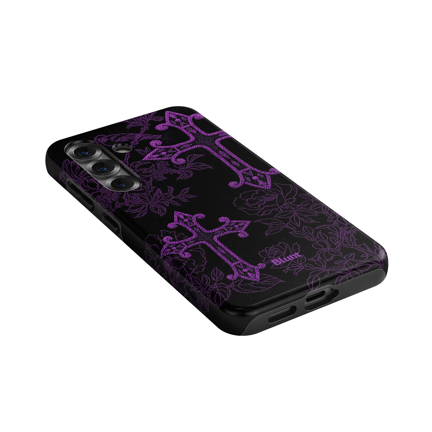 Purple Cross Samsung Case