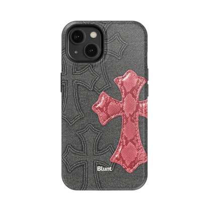 Pinkscale Cross iPhone Case
