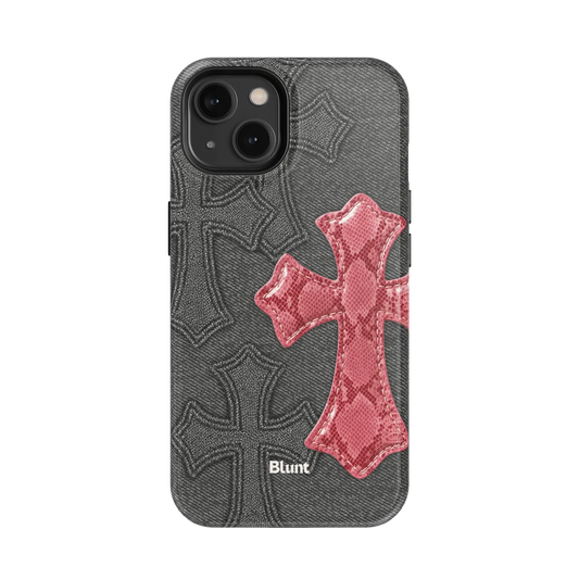 Pinkscale Cross iPhone Case