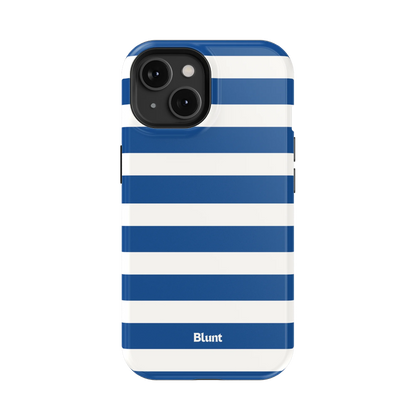 Navy Stripe iPhone Case