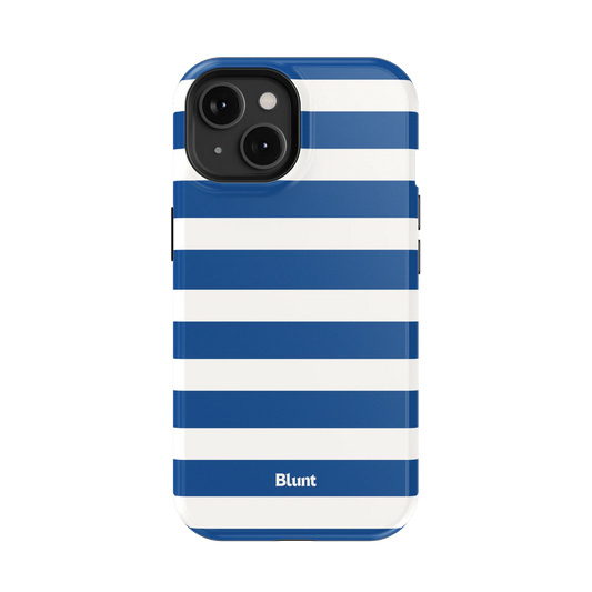 Navy Stripe iPhone Case