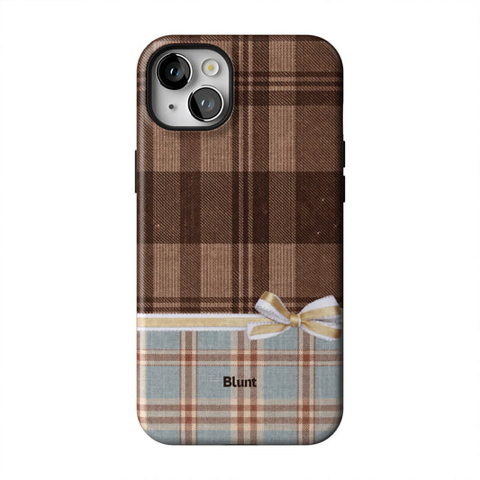 Mocha-Plaid-iphone-case-iPhone 14 Plus-1
