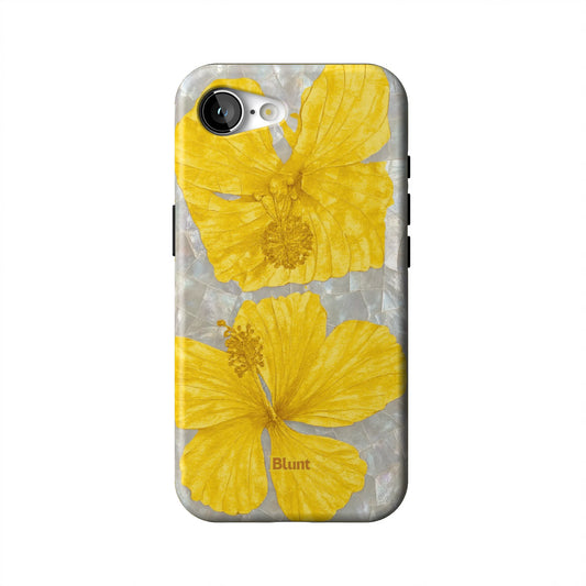 Yellow-Coconut-Bloom-iphone-case-iPhone 17 E-1