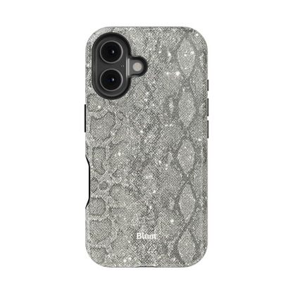 Silver Python iPhone Case