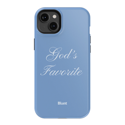 Gods Favorite Blue iPhone Case