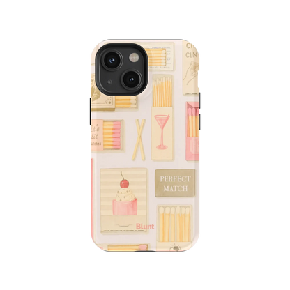 Pink Match iPhone Case
